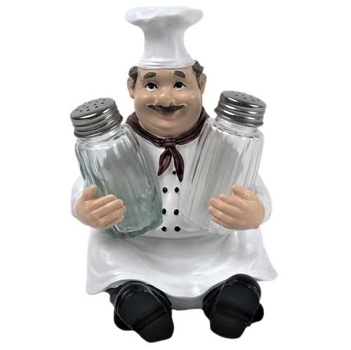 salt and pepper shakers, shaker set, kitchen shakers, chef buddy, gifts for the cook, unique gifts for the baker